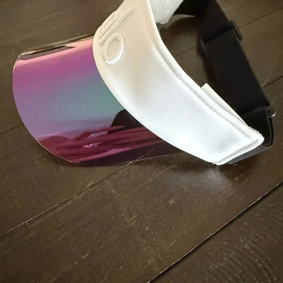 Alo Airlift Solar Visor Mirrored Visor - White iridescent shield authentic - Picture 5 of 7